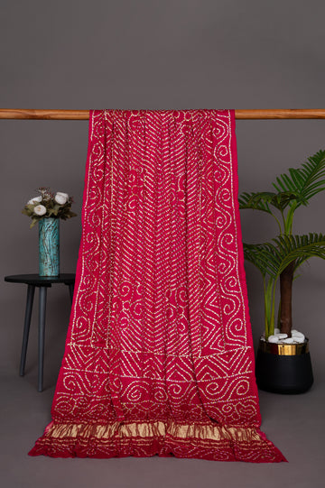 Pure Khaji Silk Mukesh Shawl