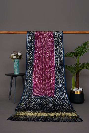 Pure Khaji Silk Mukesh Shawl