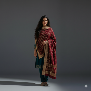 Banarsi Mukesh Shawl