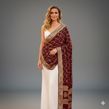 Banarsi Mukesh Shawl