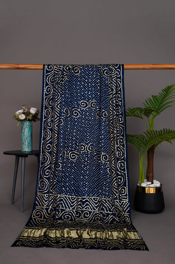 Pure Khaji Silk Mukesh Shawl