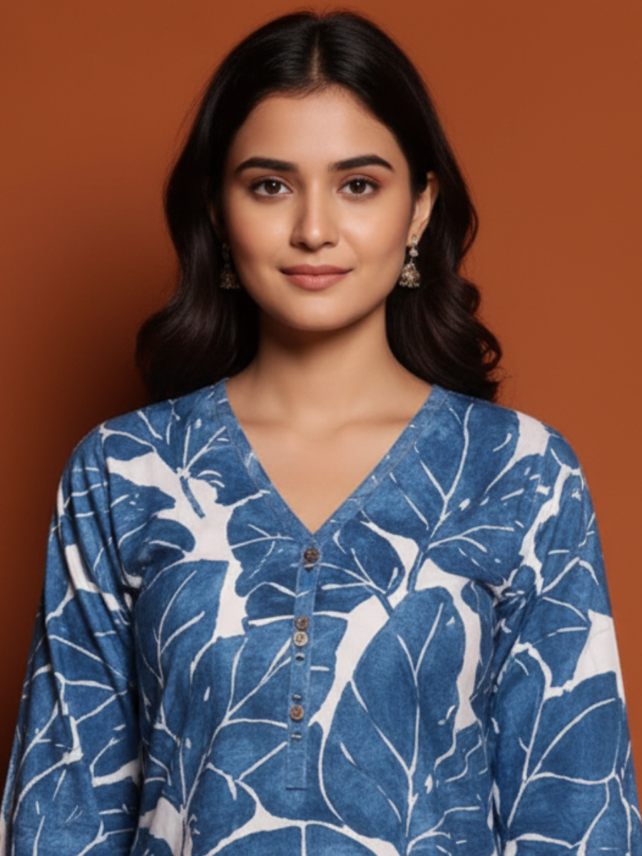 Azure Canopy Linen Co-Ord Set