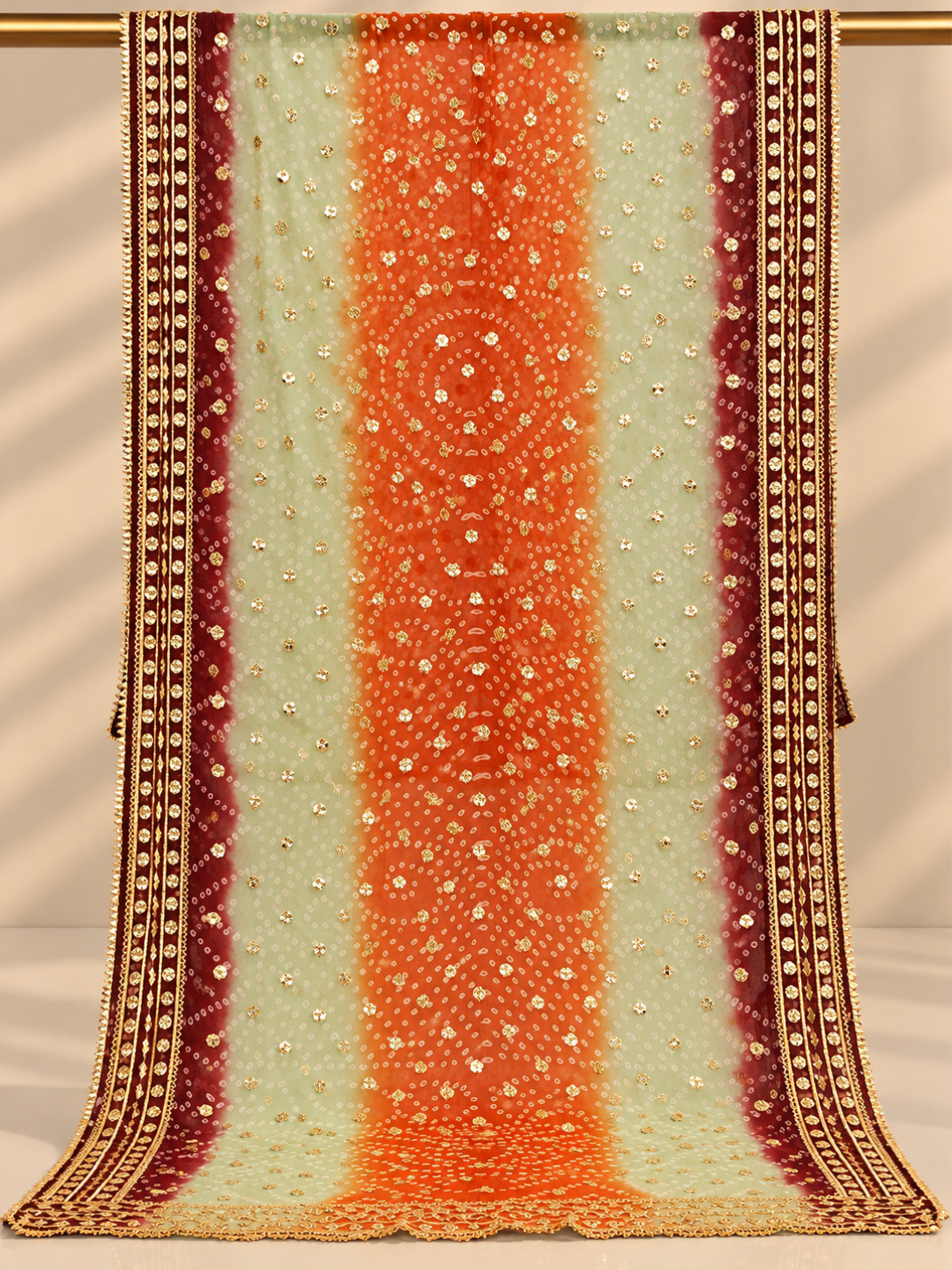 Naqsh-e-Rang Gota Shawl