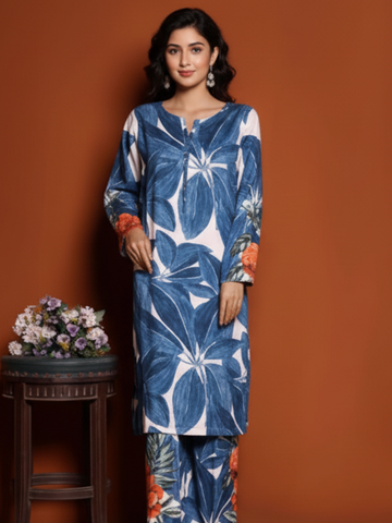 Azure Canopy Linen Co-Ord Set