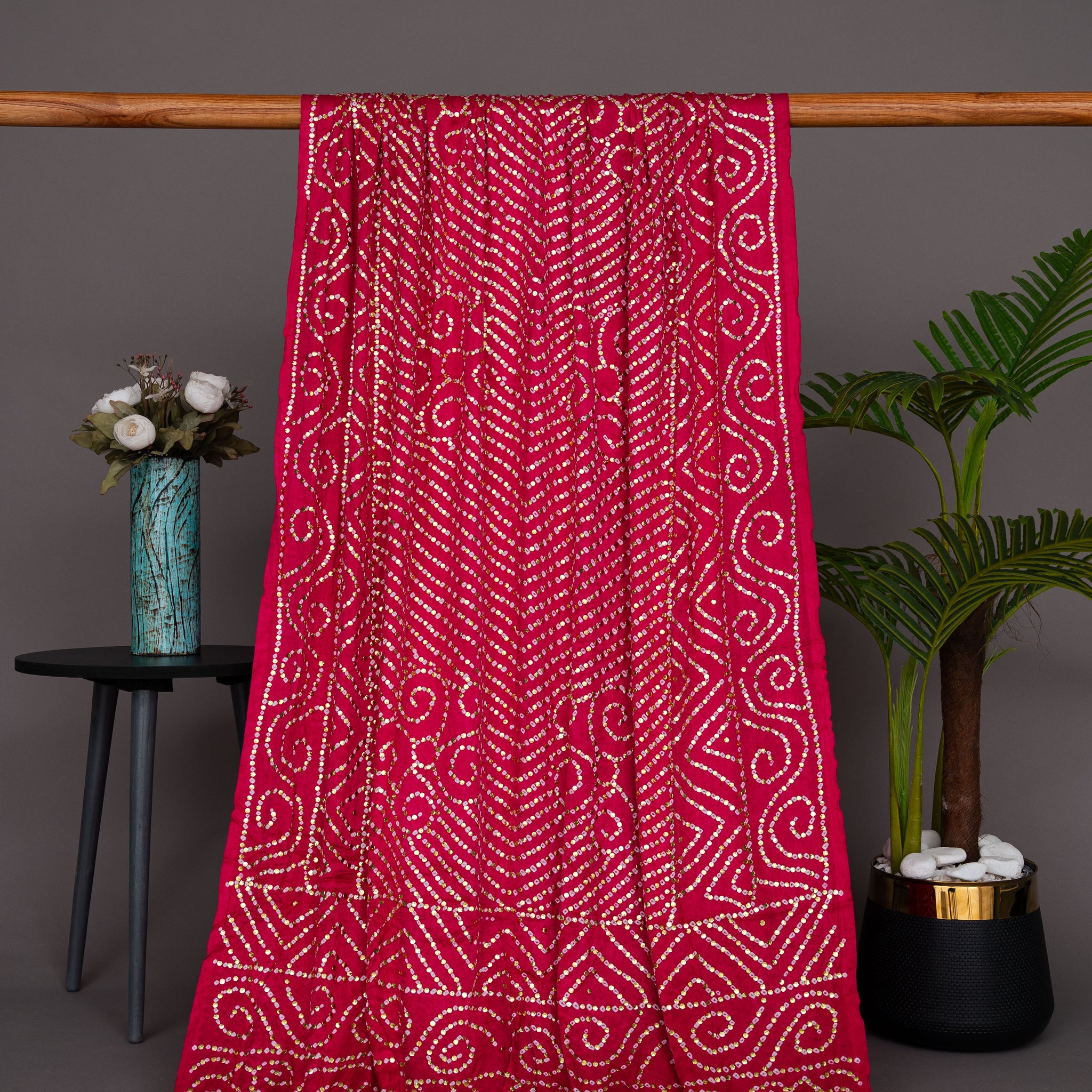 Pure Khaji Silk Mukesh Shawl