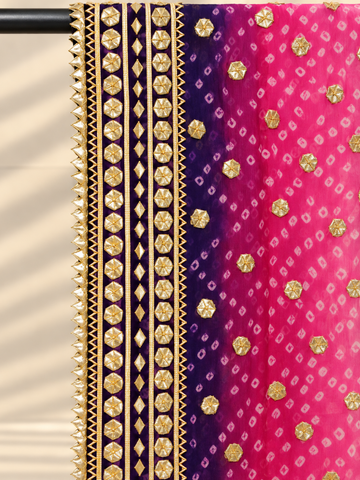Shahi Rang Gota Shawl