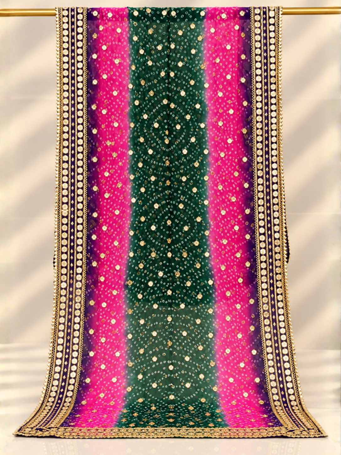 Shahi Rang Gota Shawl