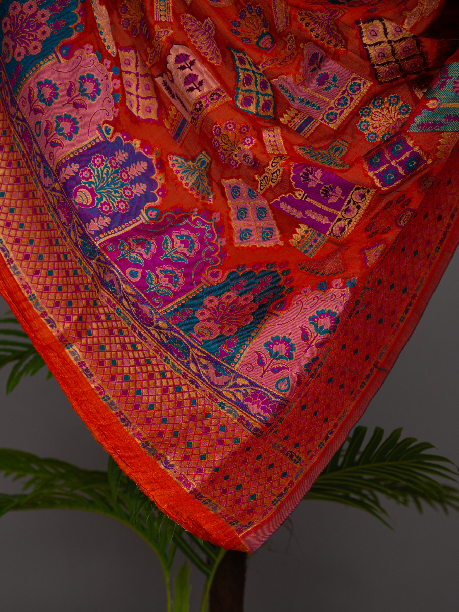 Kani Chiffon Shawl