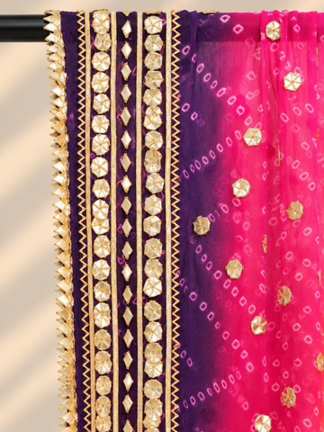 Rang-e-Gul Gota Shawl