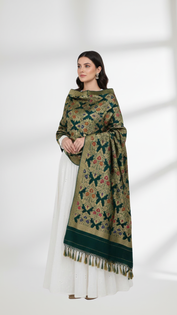 Banarsi Shawl – Traditional Banarasi Silk