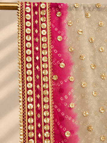 Rang Mahal Gota Shawl
