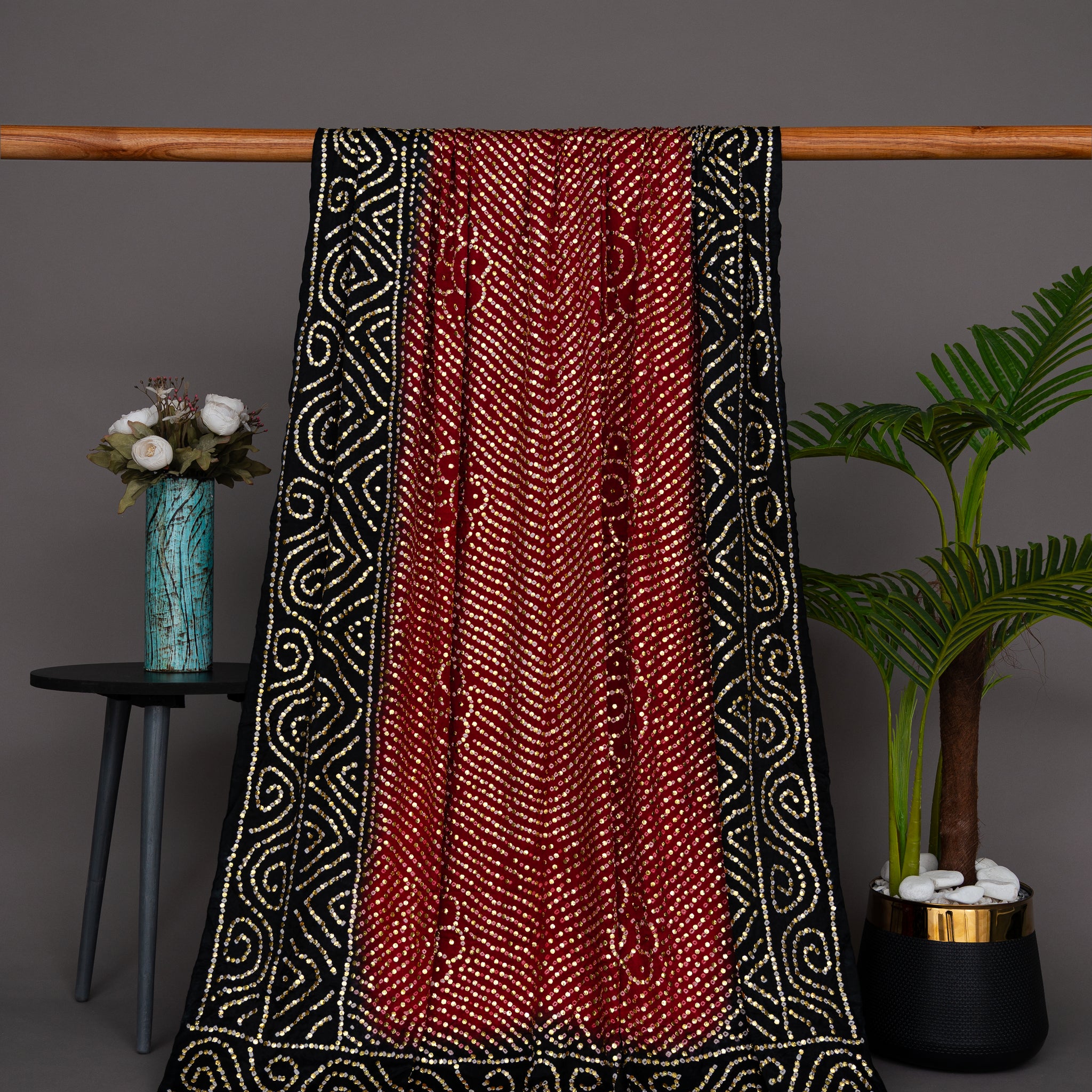 Pure Khaji Silk Mukesh Shawl