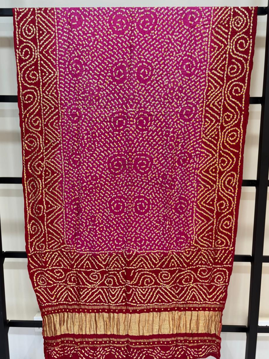 Pure Khaji Silk Mukesh Shawl