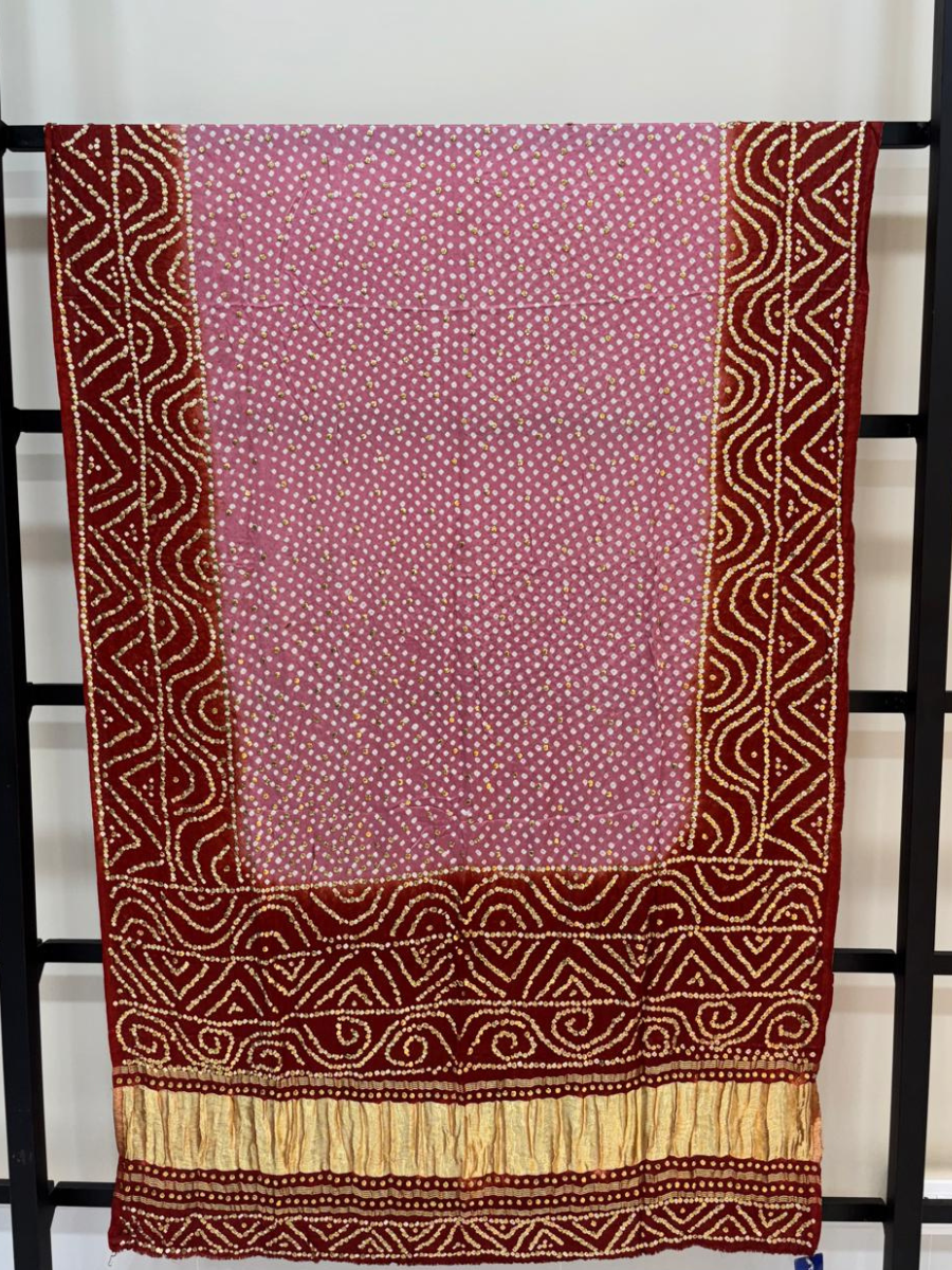 Pure Khaji Silk Mukesh Shawl