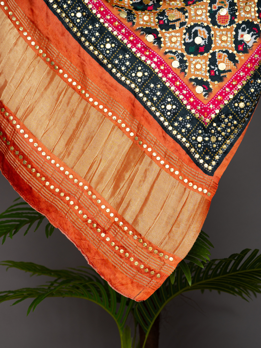 Pure Khaji Silk Mukesh Shawl