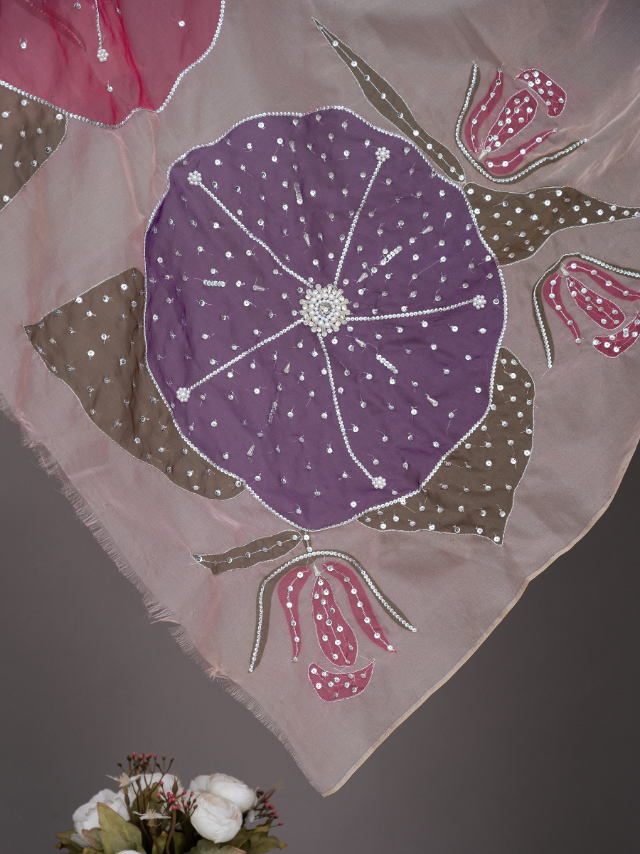 Organza Handwork Shawls