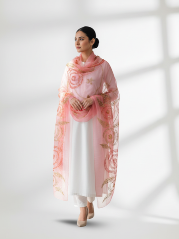 Organza Handwork Shawls