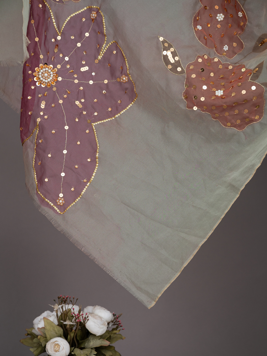 Organza Handwork Shawls