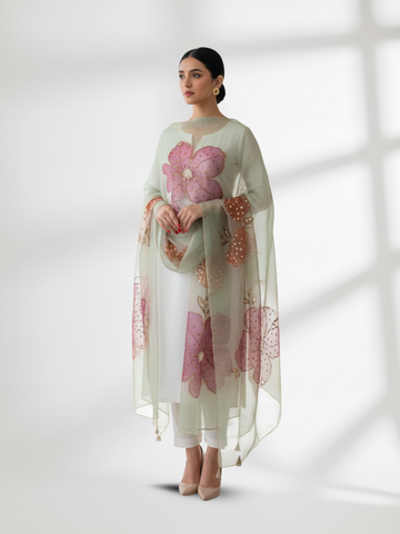 Organza Handwork Shawls