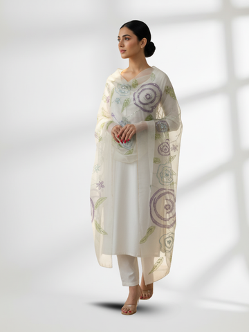 Organza Handwork Shawls