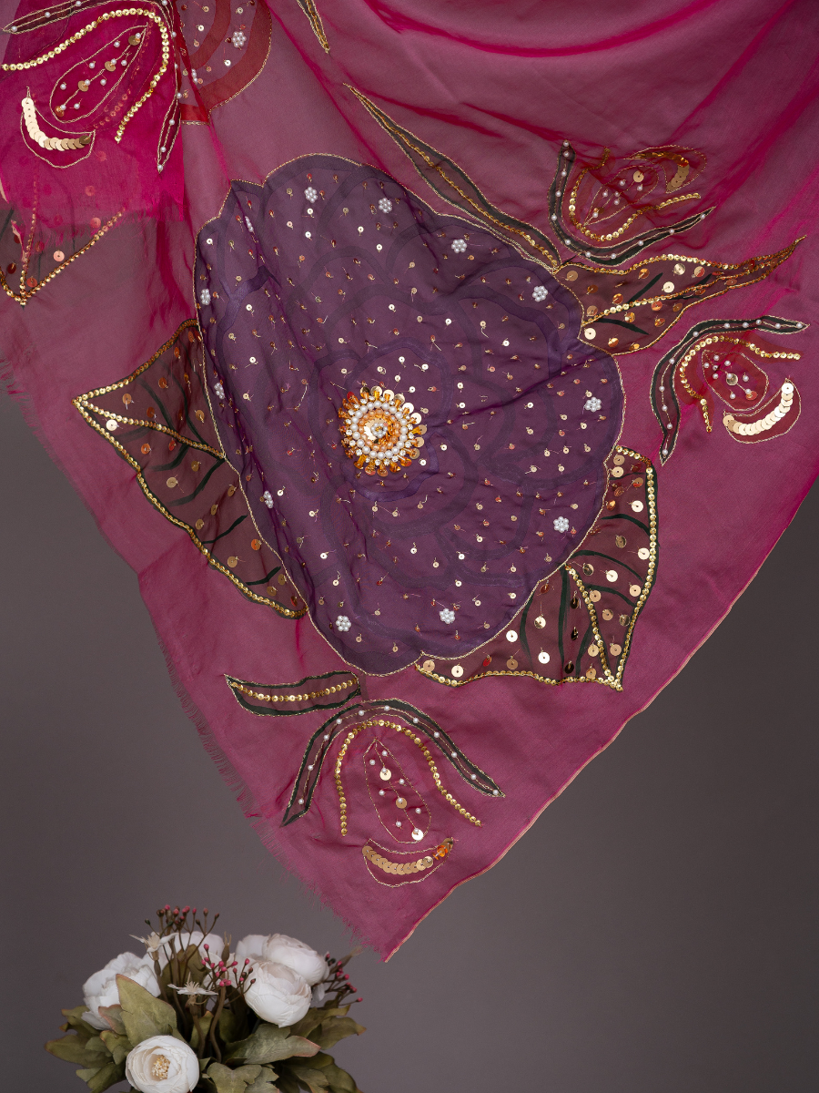 Organza Handwork Shawls