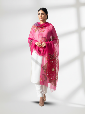 Organza Handwork Shawls