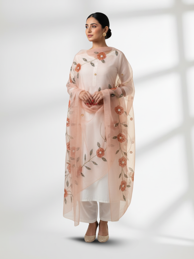 Organza Handwork Shawls