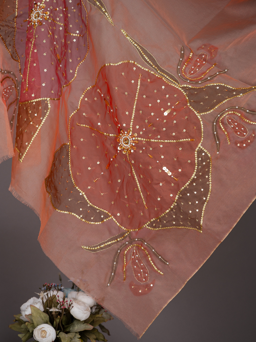 Organza Handwork Shawls