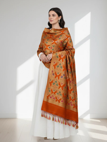 Banarsi Shawl – Traditional Banarasi Silk