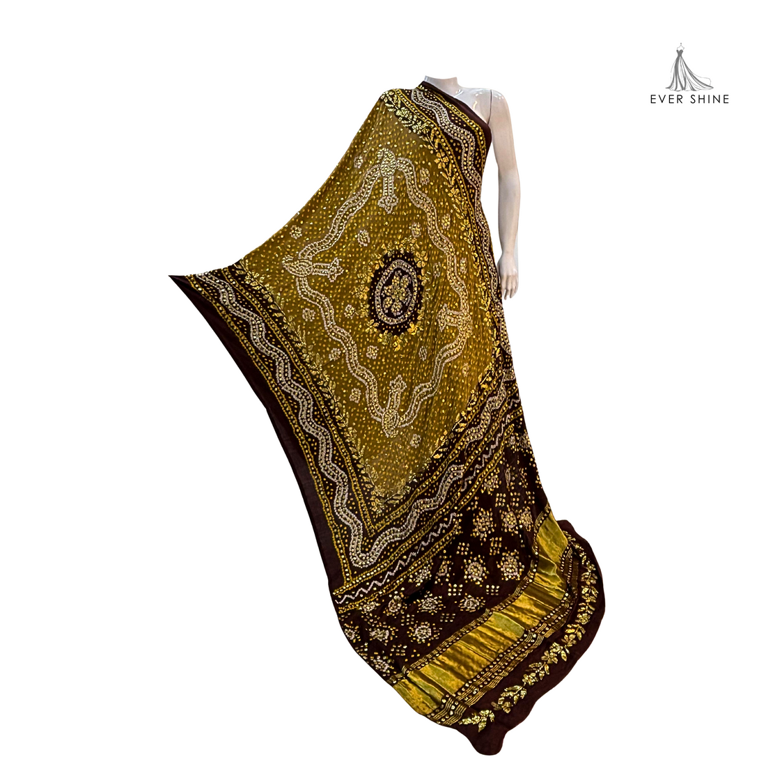 Pure Khaji Silk Mukesh Shawl